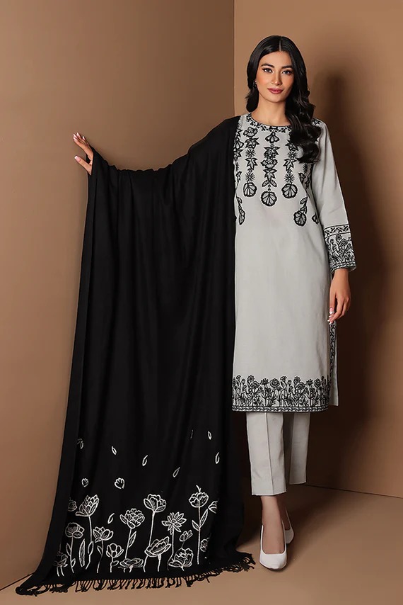 42205066-Embroidered 3PC